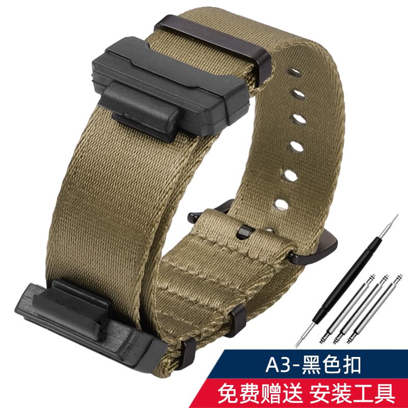 Адаптер 16 мм + Нейлоновый ремешок для Casio Gshock GA120 GA100 5600 GWM5610 DW6600 Аксессуары для ремешка часов