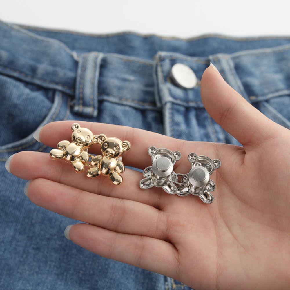 Colorful Jean Fit Tighten Buckles Button Clasps Jean Buttons for Loose Jeans Party