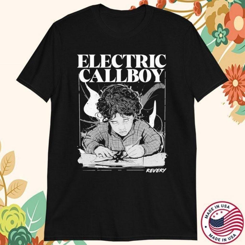 Новая электрическая группа Callboy Revery Хлопковая черная футболка S-5XL UR525 Унисекс футболка