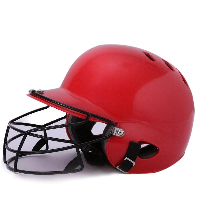 Kidsren Youth Adult Baseball Softball Helmet ABS Material Waterproof Double Visor Provides Face Ear Protection Mask Cover