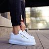 Chekich Мужская обувь Кроссовки белого цвета из искусственной кожи Летний сезон на резинке Удобные модные спортивные легкие дышащие CH253