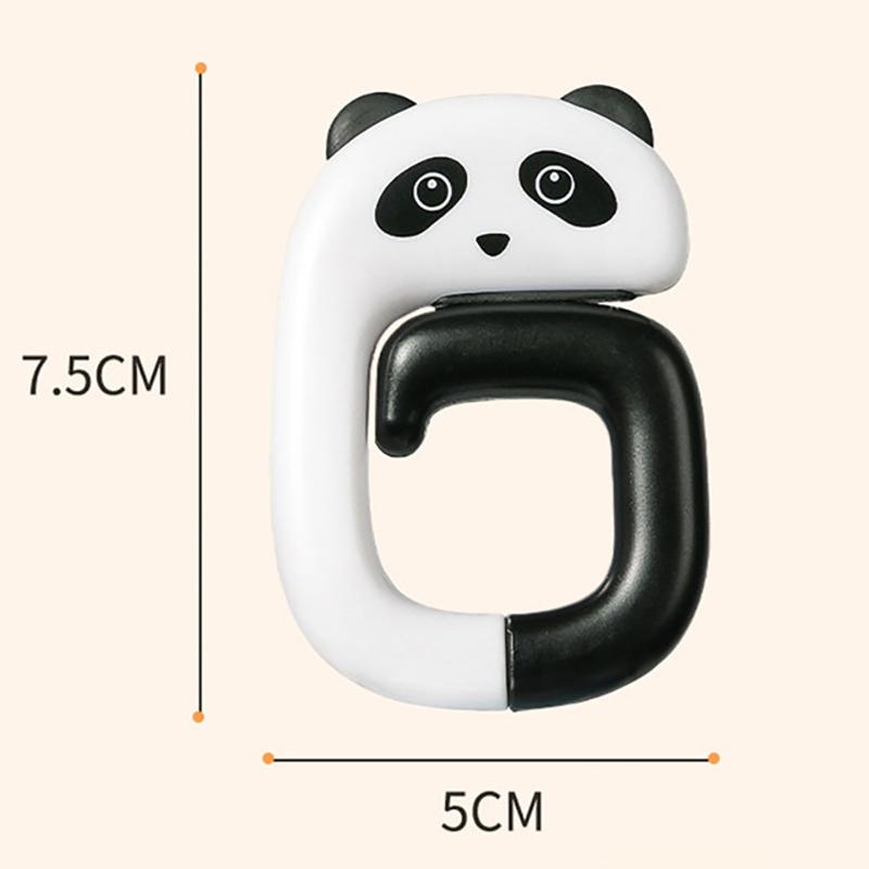 Cute Portable Bag Hook Animal Plastic Table Hook Purse Handbag Travel Bag Organizer Holder Office Decor Plastic Desk Side Hooks