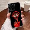 Страшные Красные Злые Демонические Глаза Чехол для Телефона Для iPhone 17,16,15,14,13,12,11 Plus,Pro,Max,XR,XS,Plus,E,SE4,Mini Прозрачный Чехол