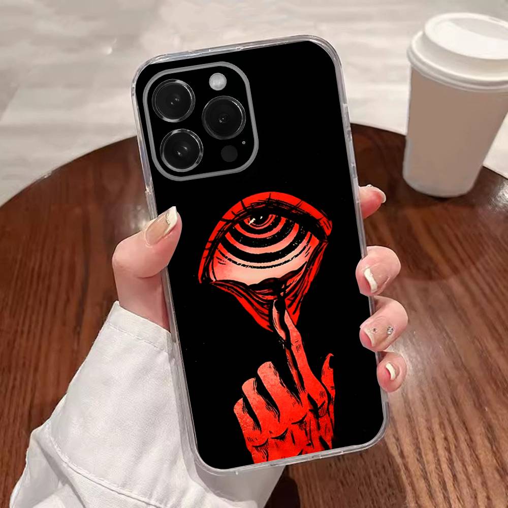 Страшные Красные Злые Демонические Глаза Чехол для Телефона Для iPhone 17,16,15,14,13,12,11 Plus,Pro,Max,XR,XS,Plus,E,SE4,Mini Прозрачный Чехол