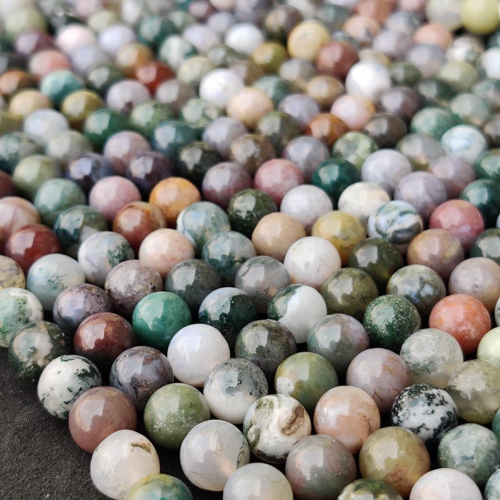 Бусины из индийского агата, настоящие бусины класса ААА, круглые свободные бусины из натурального драгоценного камня, бусины длиной 14–15 дюймов, бусины размером 6 мм, 8 мм, 10 мм.