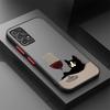 Милый Чехол-Крышка для Телефона с Кошкой для Samsung Galaxy A52S A72 A53 A56 A55 A73 A33 A17 A52 A35 A34 A36 A14 A23 A16 A15 A54