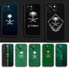 Kingdom Saudi Arabia Flag Phone Case Cover Coque For Iphone Xiaomi Mi Samsung Galaxy Redmi Note A S 11 12 13 14 15 22 23 24 5G Pro Plus Max Fe Ultra
