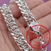 Fine Noble  Sterling  Solid Chain Bracelet For Women Men Charm Party Gift Wedding Party Fashion Jewelry