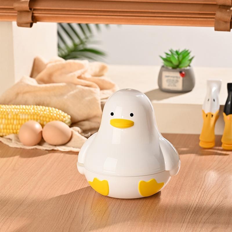 Kitchen Tools Cute Duckling Microwave Egg Steamer Four Grid Multi-function Food Grade Steamer Plastic Steamer Box Breakfast