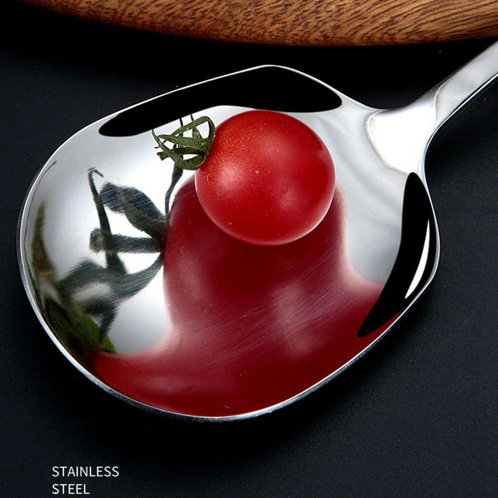 Rice Dinner Dish Kitchen Supplies Restaurant Public Spoon Soup Spoon Tableware Buffet Serving Spoon