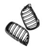 Car Front Kidney Grill Gloss/Matte Black Double Slat Racing Grills For BMW 1-Series E87 Pre-facelift 5-door 2004 2005 2006 2007