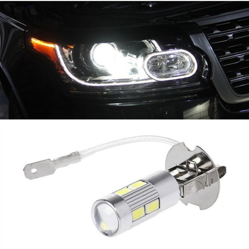 Автомобильные светодиодные фары на крышу и противотуманные фары - H3 H1 10SMD 5630 Лампочка высокой яркости