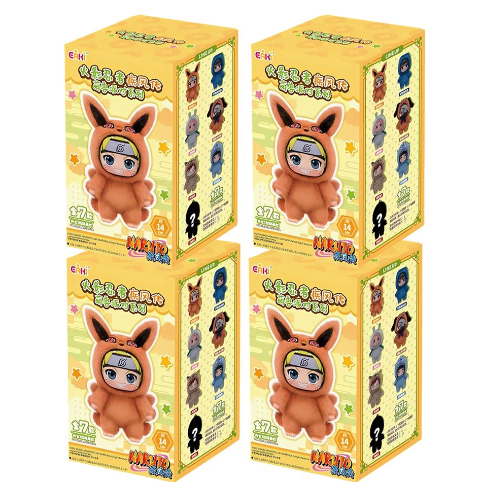 Оригинальный Наруто Ветер Милый Зверь Серия Вечеринка Слепой Бокс Модная Игрушка Фигурка Плюшевая Кукла Украшения Подарок на День Рождения Мальчика