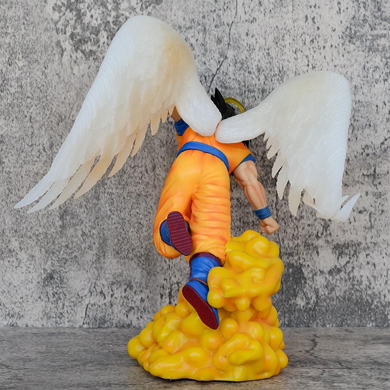 Аниме Dragon Ball Z Супер Сайян Сон Гоку Ангельская Версия. GK ПВХ Фигурка Статуя Коллекция Модель Детские Игрушки Кукла Подарки 29СМ