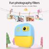 Kids Instant Print Camera Kids Digital Camera 1080P Digital Video Camera Dual Lens 2.4 Inch IPS