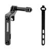 Aluminum Alloy Light Mount Lightweight Bikes Sports Camera Holder Non-Slip Bike Water Bottle Holder for Handlebar Speedometer