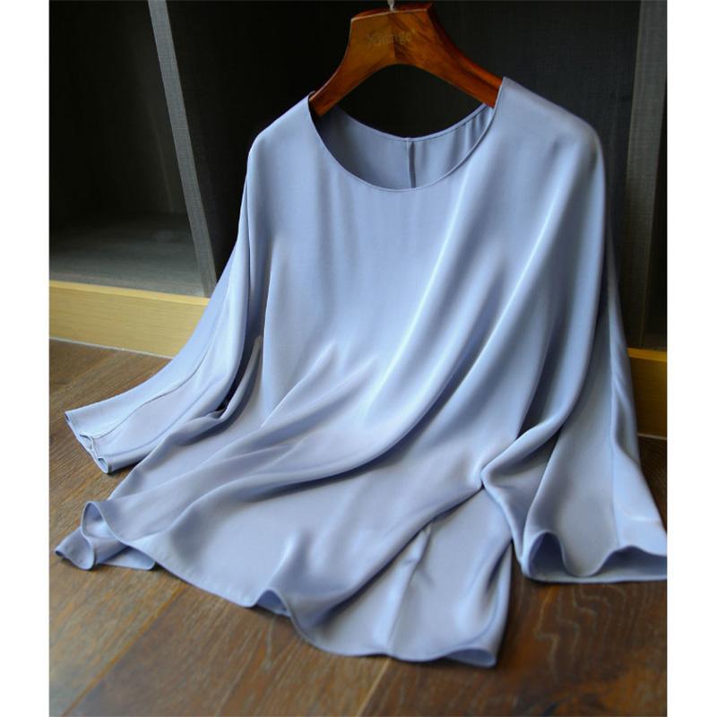 Женский топ из шелковистого эластичного атласа телесного цвета, двухсторонняя гладкая ткань Ascetic Goddess Temperament