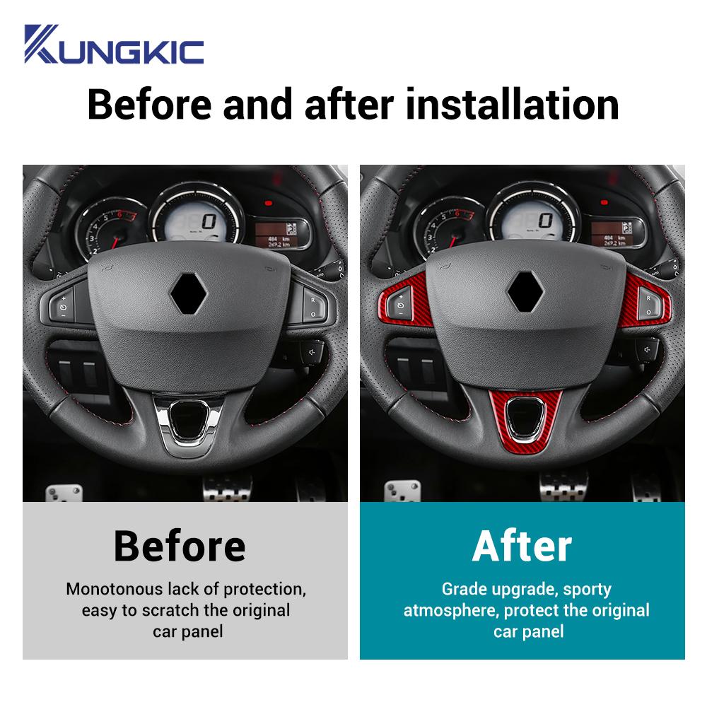 Наклейка из настоящего мягкого углеволокна для Renault Fluence Megane RS 2009 2010 2011 2012 2013 2014 2015 LHD RHD Отделка рулевого колеса автомобиля