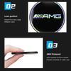 NRZV5 2Pcs Car Emblem Water Cup Pad Insulated Coasters Mat For Mercedes Benz AMG W203 W205 W206 W211 W220 W212 W201 W210 W108 Smart
