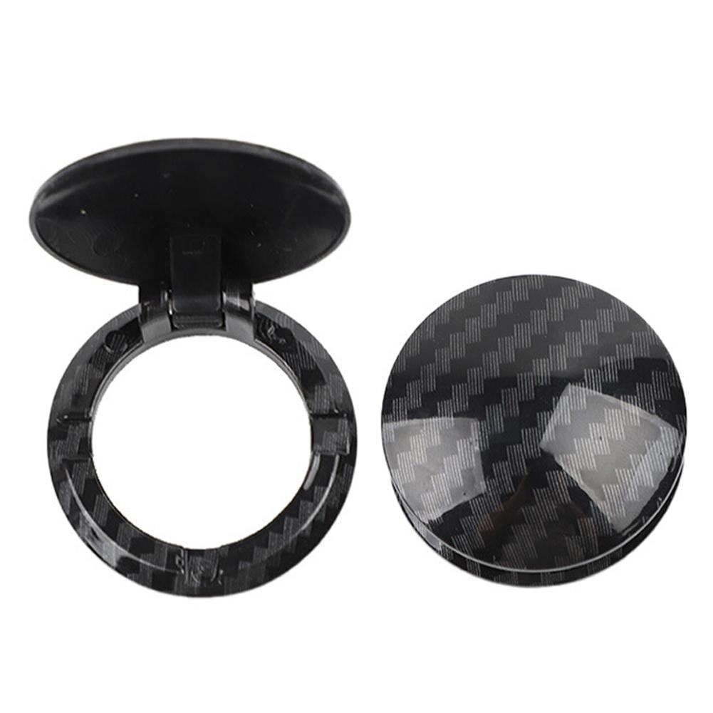 1PC Carbon Fiber Engine Start Button Cover Ignition Switch Protector Interior Decoration & Scratch Protection