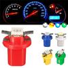 10 шт. T5 B8.5D 5050 SMD Белый Свет Автомобильный Светодиодный Лампочка Панели Приборов Super Brightness Белый Свет 12В Лампочка Приборной Панели