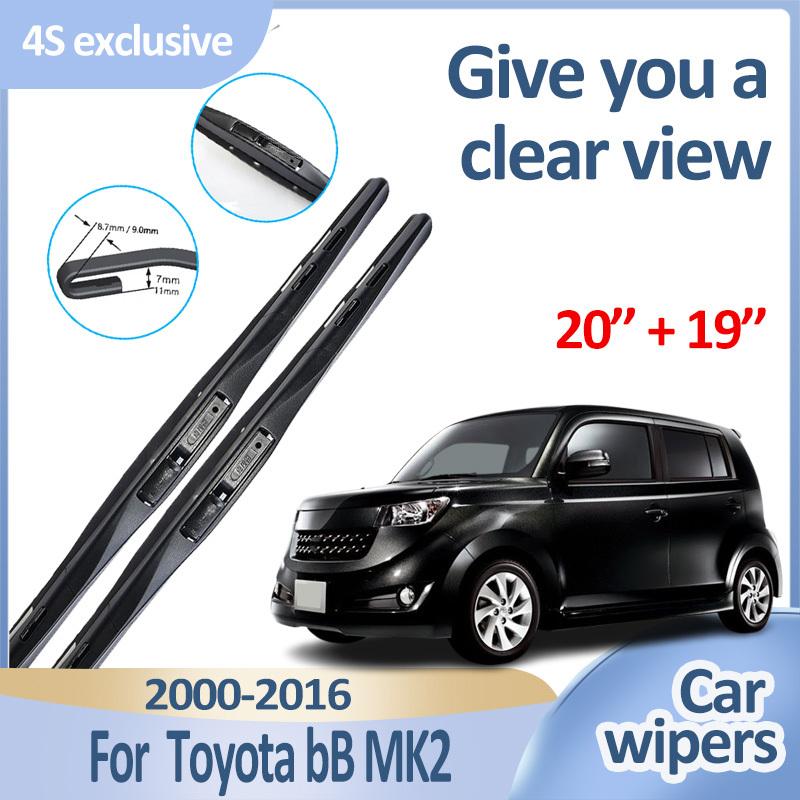 Дворники для автомобиля Toyota bB MK2 Аксессуары Scion xB Daihatsu Coo Materia 2000 2001-2016 Прочные щетки стеклоочистителя