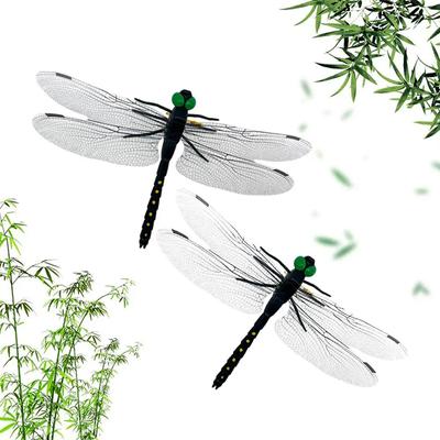 Уличный репеллент от комаров, имитация большой стрекозы, вставной стержень, репеллент от комаров, модель «Бог», игрушка, длина крыла 14 см