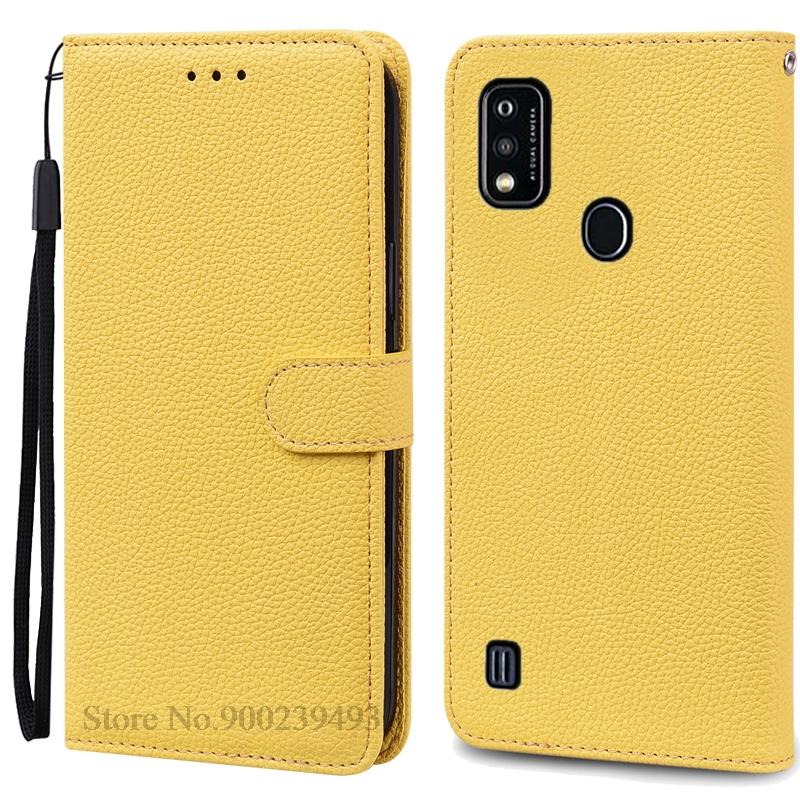 A51 Case For ZTE Blade A51 Case Soft Silicone Leather Flip Wallet Case For ZTE Blade A51 Case Back Cover Coque Fundas Etui