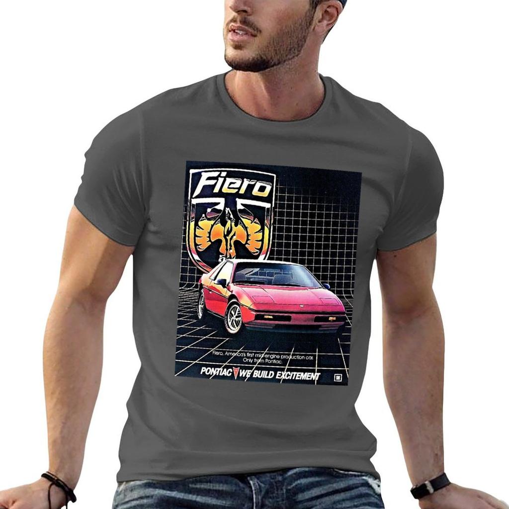 Fiero Car T-Shirt Retro Graphic Print T-Shirt