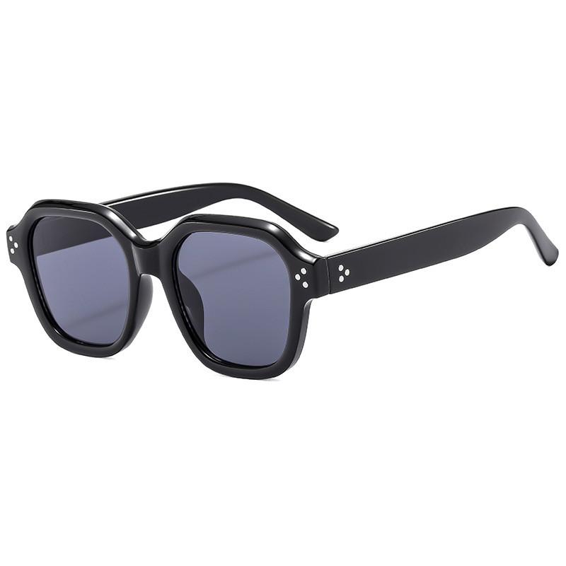 Hexagon Frame Fashion Sunglasses With Ac Lenses For Trendy Outdoor Events And Daily Use
