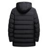 Winter Jackets for Men Plus Size Thickened Warm Hooded Medium-length Versatile Knee-high High-grade Cotton Jacket Young and Middle-aged Cozy Jacket