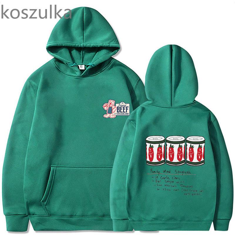 Толстовка с капюшоном The Original Beef Of Chicagoland для мужчин, осенняя флисовая толстовка, унисекс, эстетическая толстовка с капюшоном, ретро-принт с комиксами, графическая одежда