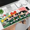 1Pc Powerpuff Girls Mexico Gaming Mouse Pad Keyboard Desk Mat Non-slip Rubber Lock Edge Waterproof Computer Mousepad for Office Home Decor Y1250