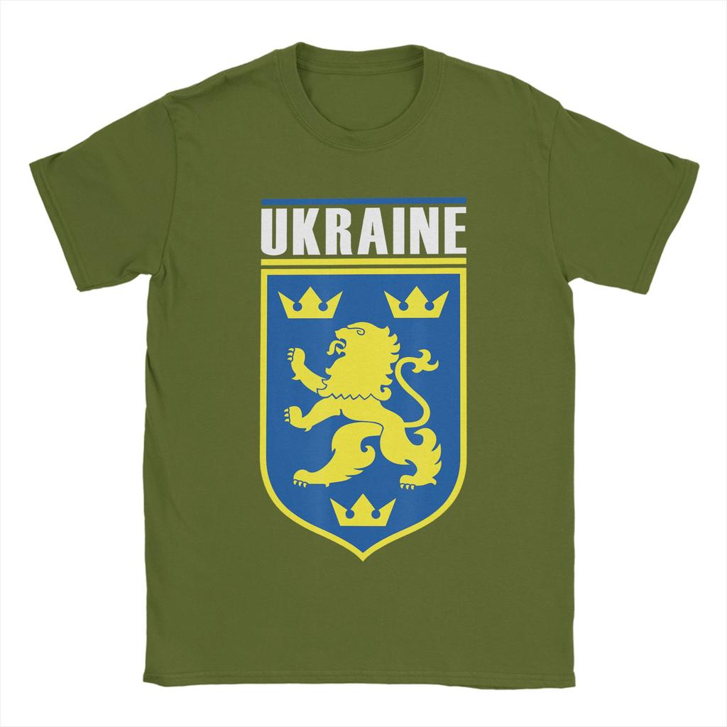 Украина Украинцы Украинский Киев Трезубец Флаг Унисекс Футболка Модная Футболка С Коротким Рукавом С Круглым Вырезом Футболки Хлопок Большие Размеры Топы