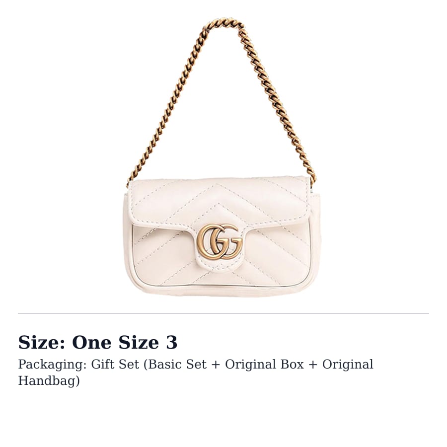 GUCCI GG Marmont Quilted Leather Handbag Card Holder Coin Purse Extra Mini Women's White 575161-DTDCT-9022
