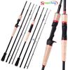 Spinning Casting Fishing Rods 2 .1 /2 .4m Travel Surf Fishing Pole Carbon Fiber For Saltwater Rod