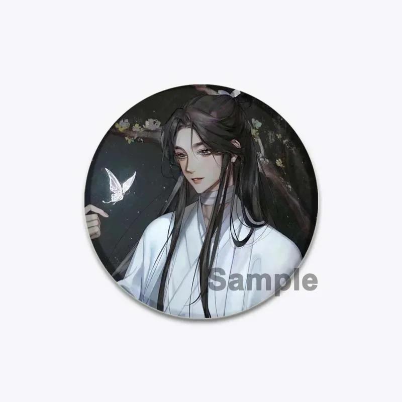 32/44/58MM Chinese Anime Tian Guan Ci Fu Brooche On Backpack Cartoon Badge Xie Lian Hua Cheng Enamel Pin Jewelry Accessorie Gift