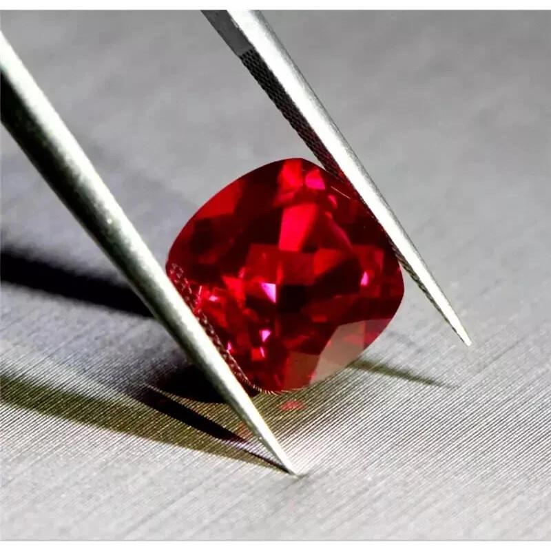 Natural Mozambique Red Ruby Cushion 11-13 Stunning Certified Loose Gemstone