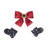 Pack of 2 Multifuntional Boot Bowknot Hair Accessory Hair Clip Christmas Bowknot Hairpiece Suitable for All Hairstyles