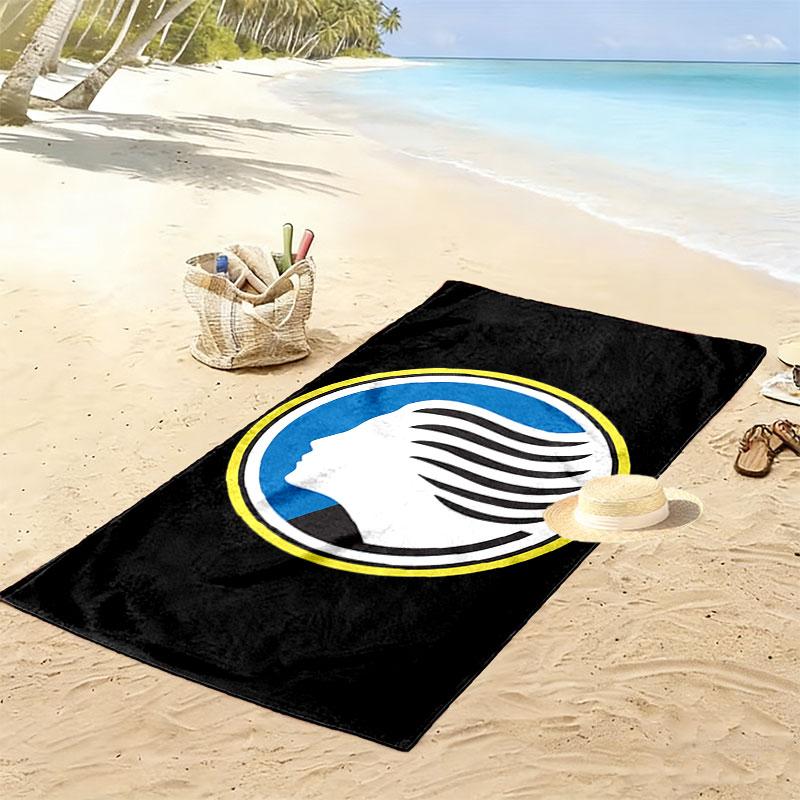 Atalanta Football Pride Print Beach Towel, Large Soft Quick Dry Towel for Beach Camping Swimming