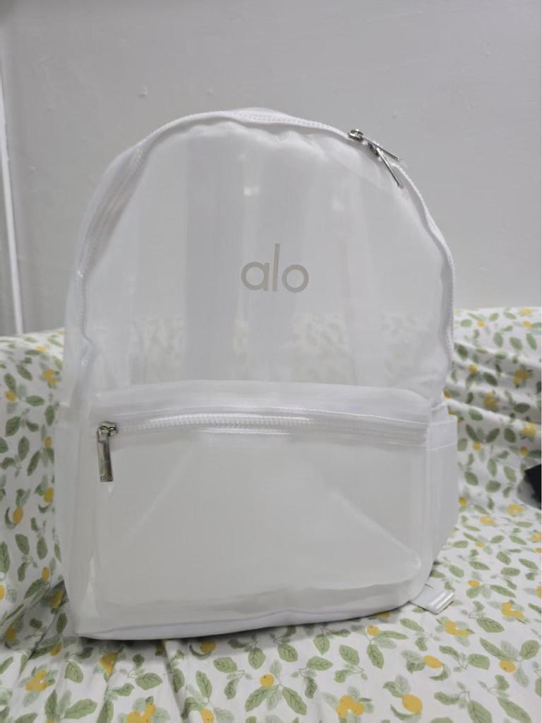 Рюкзак Alo Summer с двумя лямками, прозрачный, из нейлоновой сетки - Модный унисекс дорожный рюкзак, в японском и корейском стиле.