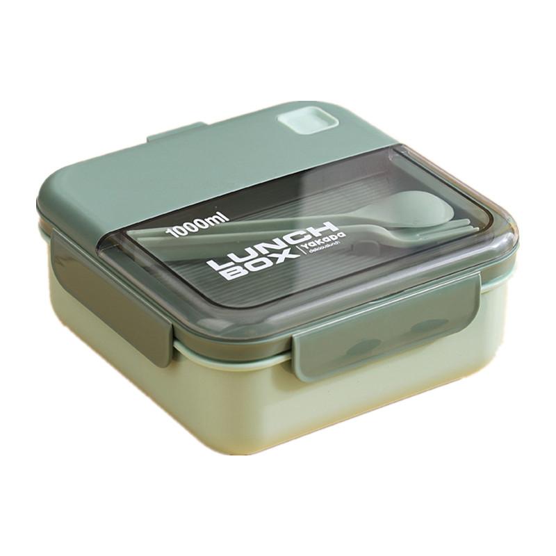 Портативная коробка для завтрака Bento с отсеками, герметичный микроволновый безопасный контейнер для обеда с многоразовым