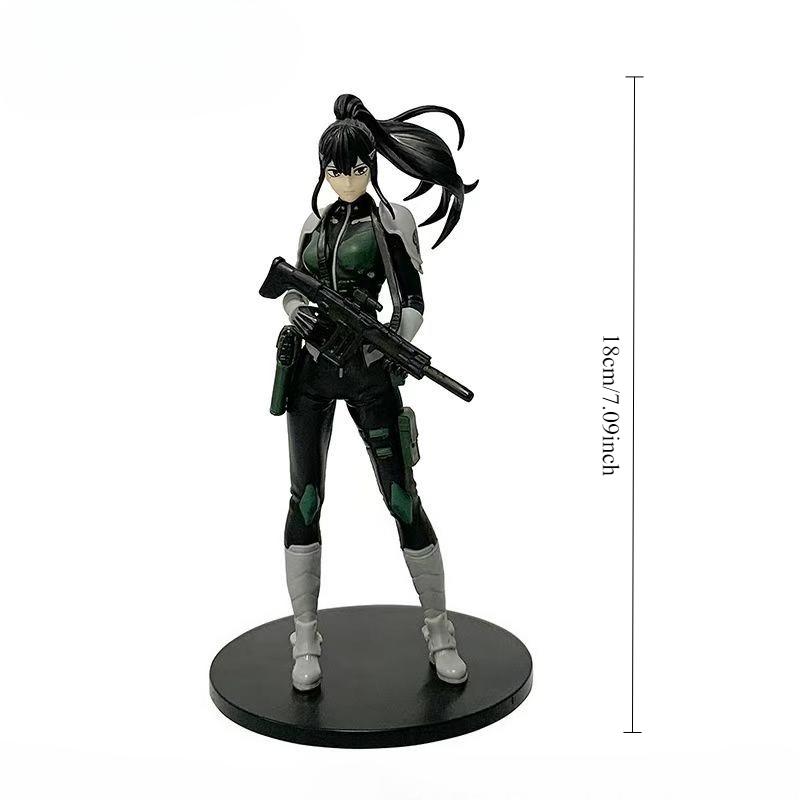 Фигурка Кафки Хибино из аниме Kaiju No.8, стойка, монстр-форма, модель, украшение, коллекционная, подарки на день рождения, игрушки