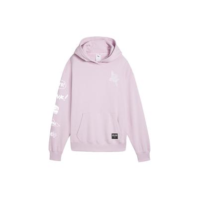 Puma X Sophia Chang вышитый логотип дизайн повседневная толстовка с капюшоном женские толстовки светло-фиолетовый 624629-60