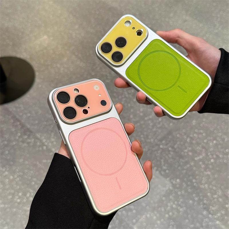Магнитный стеклянный протектор для линз камеры для чехлов iPhone 14-17 Pro