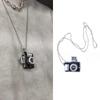 Unisex Punk Men Women Flash Camera Fashion Jewelry Sweater Chain Music Pendant Necklace