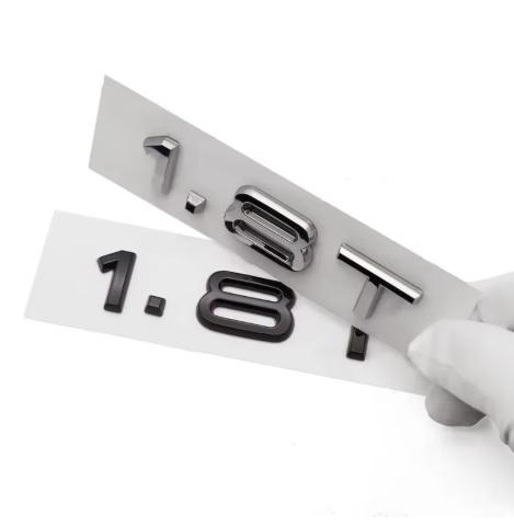 3D ABS Letters Car Styling Rear Trunk Badge 1.8T 2.0T 3.0T Emblem Logo For f2 A3 A4 A5 A6 A7 A8 Q2 Q3 Q5 Q7 Q8 Car Accessories