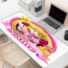 Custom Name Personalized Princess Peach Toadstool Pattern Mousepad, Laptop PC Desk Mat, Decorative Desk Mat for Home Keyboard Pad Gift