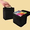 Canvas Marker Pen Organizer Large Capacity Marker Pen Pouch Art Marker Pen Storage Bag  Artist