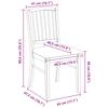 Dining Chairs 2 pcs Natural 50 x 52.5 x 91 cm